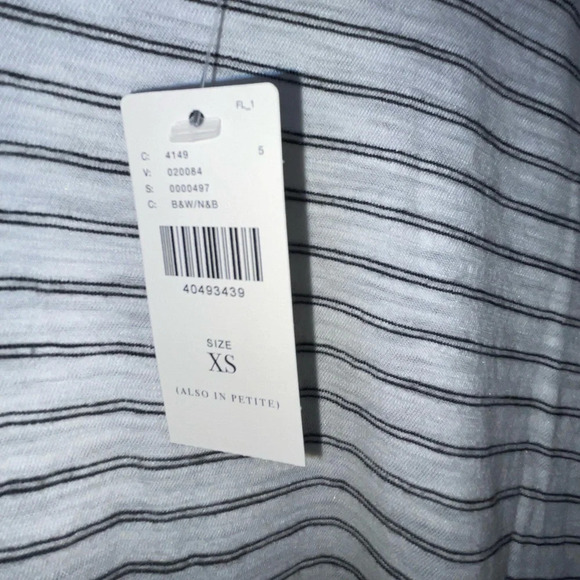 T.La Anthropologie Off White Striped Montel Keyhole Tunic Women’s Size XS NWT - Picture 5 of 7